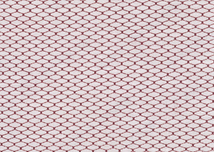 无人,交叉,横图,室内,特写,白天,正面,静物,花纹,纹路,布,图案,椭圆,纹理,布纹,红色,白色,布匹,卫生,纯真,肌理,相交,交集,洁净,光明,恬静,中间色,朴素,清白,彩图