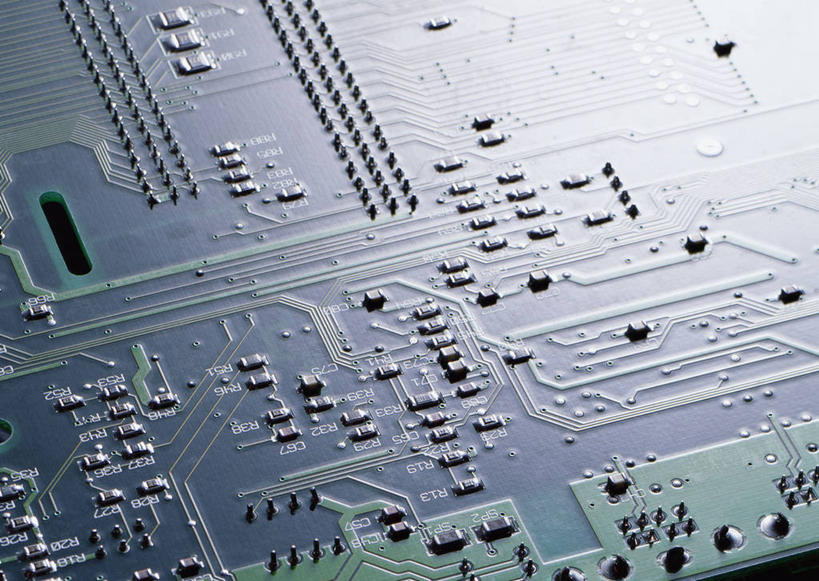 无人,横图,俯视,室内,特写,白天,静物,阴影,反射,纹路,电路板,纹理,影子,黑色,线路板,集成电路板,印刷电路板,集成电路,肌理,PCB板铝基板,PCB电路板,超薄电路板,超薄线路板,高频板,彩图,高角度拍摄