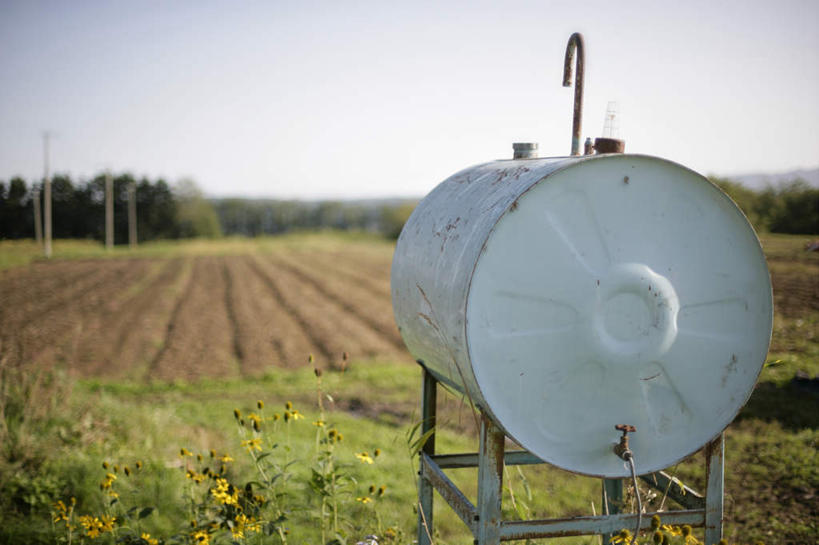 无人,农田,横图,室外,白天,正面,庄稼,农作物,美景,树林,植物,阴影,光线,水龙头,影子,景观,开关,树,树木,蓝色,绿色,蓝天,天空,阳光,自然,容器,天,打开,油罐,储油罐,景色,生长,晴朗,成长,储藏,阀门,开启,储存,自然风光,万里无云,水咀,存油罐,贮油罐,晴空,晴空万里,彩图,耕地,庄稼田,贮存