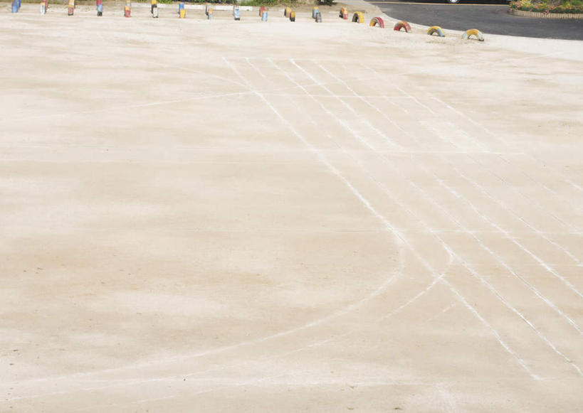 无人,学校,操场,横图,俯视,室外,白天,日本,亚洲,纹路,纹理,地面,千叶县,校园,教室,东亚,本州,肌理,关东地方,本州岛,日本国,千叶,彩图,高角度拍摄