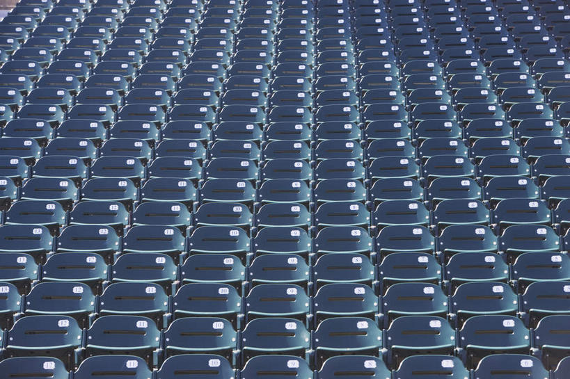 无人,体育馆,运动场,横图,室外,白天,仰视,一排,许多,整齐,很多,体育场,座位,排列,队列,运动馆,坐位,彩图,低角度拍摄