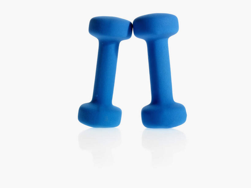 无人,横图,室内,特写,白天,白色背景,正面,静物,哑铃,阴影,反射,影子,运动器械,两个,蓝色,健身器械,摄影,影棚,健身器材,彩图,影棚拍摄,拍摄,运动器材