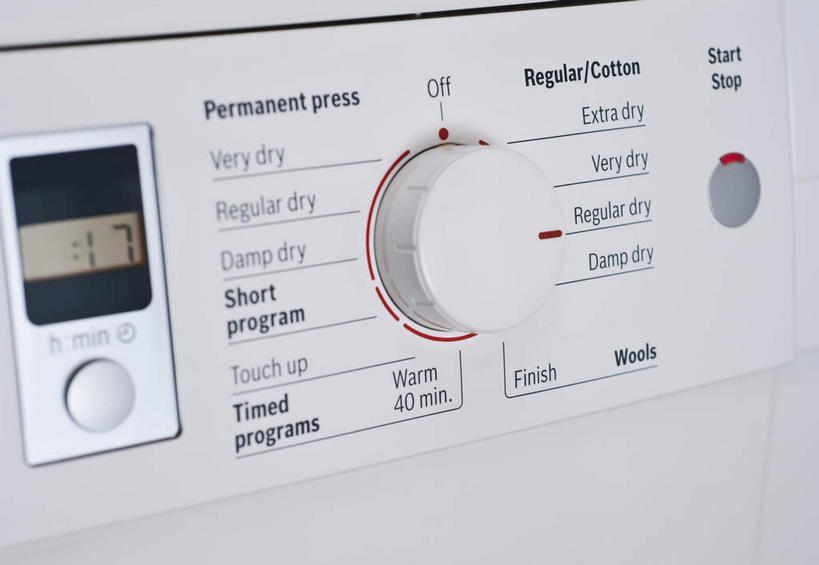 无人,横图,俯视,室内,特写,白天,静物,英文,圆形,标志,电器,文字,圆环,字符,字母,标识,按钮,洗衣机,英文字母,家电,家用电器,旋钮,清洗,洗涤,彩图,高角度拍摄