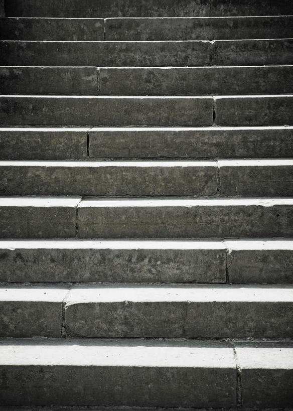 无人,竖图,室外,特写,白天,正面,石头,楼梯,静物,石子,阶梯,台阶,石块,彩图