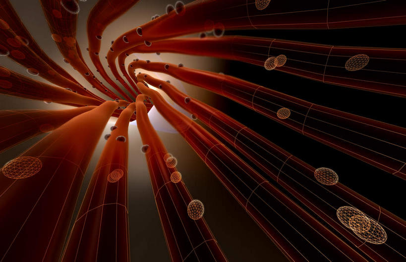 神经,无人,横图,插画,室内,特写,白天,正面,数码,科技,静物,阴影,黑色背景,网络,医学,细胞,高光,几何,计算机图形,合成,图画,画,红色,人体,电脑合成图,数码合成图,生物学,漫画,神经元,生理学,写实,具体,具象,轴突,彩图,神经系统,神经组织