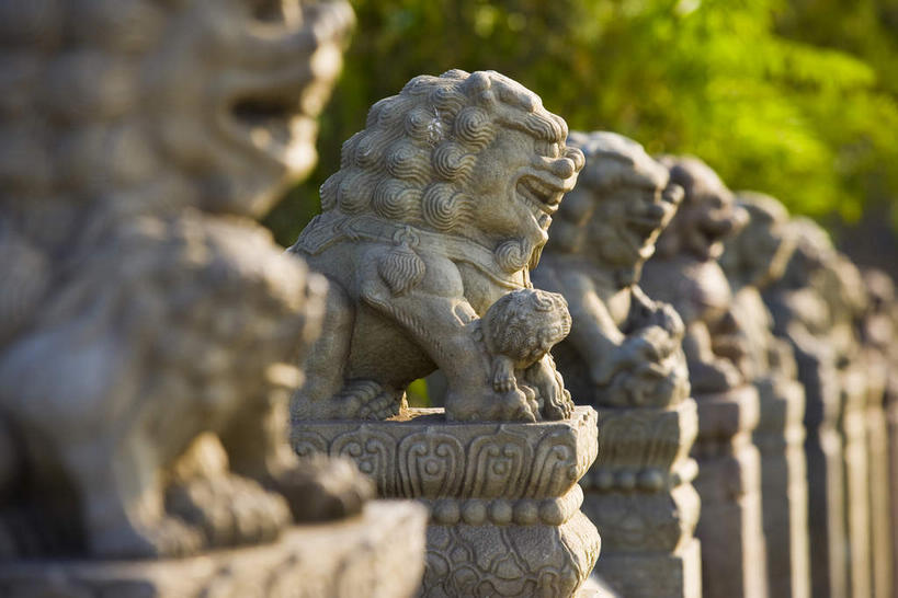 无人,横图,室外,白天,侧面,旅游,度假,名胜古迹,植物,标志建筑,地标,建筑,哺乳动物,野生动物,狮子,雕塑,北京,中国,亚洲,一排,许多,阴影,辟邪,朦胧,模糊,遗迹,艺术,整齐,装饰,光线,雕刻,雕像,影子,首都,很多,古迹,文化,文物,娱乐,建设,古建筑,石雕,树,树木,排列,绿色,阳光,自然,动物,工艺品,石狮,祈祷,享受,休闲,健康,旅游胜地,放松,许愿,生长,成长,纪念,祈求,美术,队列,主题,凶猛,陈列,古文明,东亚,中华人民共和国,北京市,京,北平,华北地区,功能,美学,驱邪,祛邪,避邪,丰台区,守护神,残暴,平安,凶残,半身,彩图,永定河,卢沟桥,芦沟桥