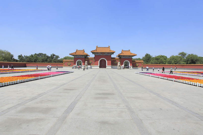 无人,横图,室外,白天,正面,旅游,度假,名胜古迹,标志建筑,地标,建筑,中国,亚洲,遗迹,古迹,文物,娱乐,建设,古建筑,享受,休闲,墓地,旅游胜地,放松,坟墓,陵墓,坟场,古文明,东亚,辽宁,辽宁省,沈阳,中华人民共和国,省会,沈阳市,辽,东北地区,彩图,北陵,清昭陵,昭陵,东北,中国东北地区,东北三省,东三省
