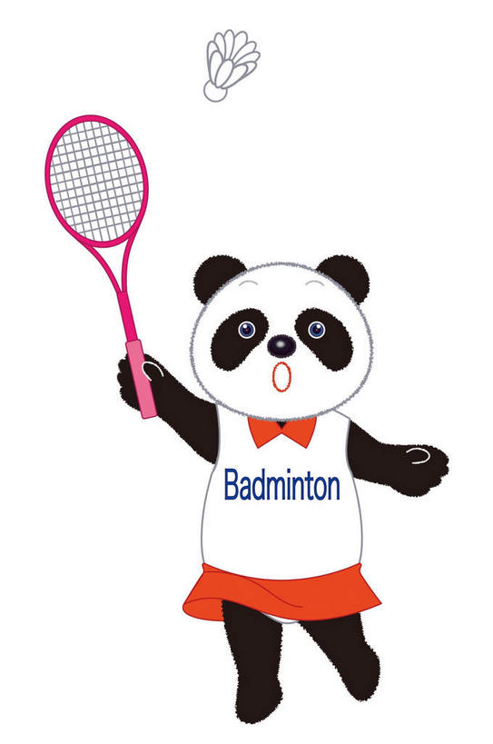 无人,站,举,竖图,插画,室内,白天,白色背景,正面,运动服,数码,科技,羽毛球,野生动物,熊猫,羽毛,阴影,网络,英文,标志,文字,字符,字母,球拍,羽毛球拍,羽毛球装备,高光,几何,计算机图形,合成,图画,注视,标识,运动器械,画,一只,动物,观察,看,托,站着,张嘴,健身器械,可爱,活泼,观看,英文字母,电脑合成图,数码合成图,察看,关注,健身器材,大熊猫,漫画,张大嘴巴,写实,具体,具象,羽毛球球拍,猫熊,羽毛球运动,张开嘴,举起,举手,举着,向上举,向上伸,向上托,站立,彩图,全身,运动器材,拟人