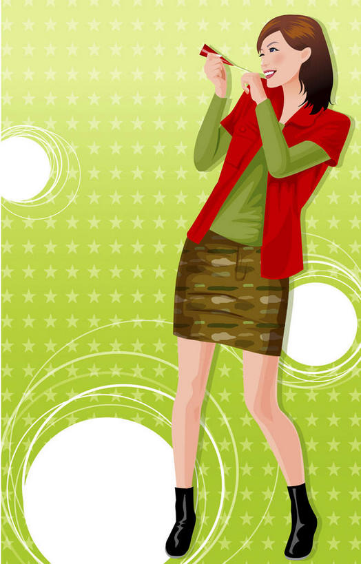 西方人,一个人,无人,站,笑,微笑,竖图,插画,室内,白天,正面,游戏,数码,科技,玩具,欧洲,欧洲人,仅一个年轻女性,仅一个女性,仅一个人,绿色背景,阴影,服装,网络,圆形,高光,几何,计算机图形,玩,合成,图画,注视,休闲装,娱乐,画,一个,衣服,观察,看,站着,休闲,休闲服,益智,服饰,单个,观看,活动,电脑合成图,数码合成图,察看,发泄,关注,消遣,智力,漫画,写实,具体,具象,宣泄,年轻女性,女人,女性,白种人,玩耍,嬉戏,站立,彩图,全身,短发