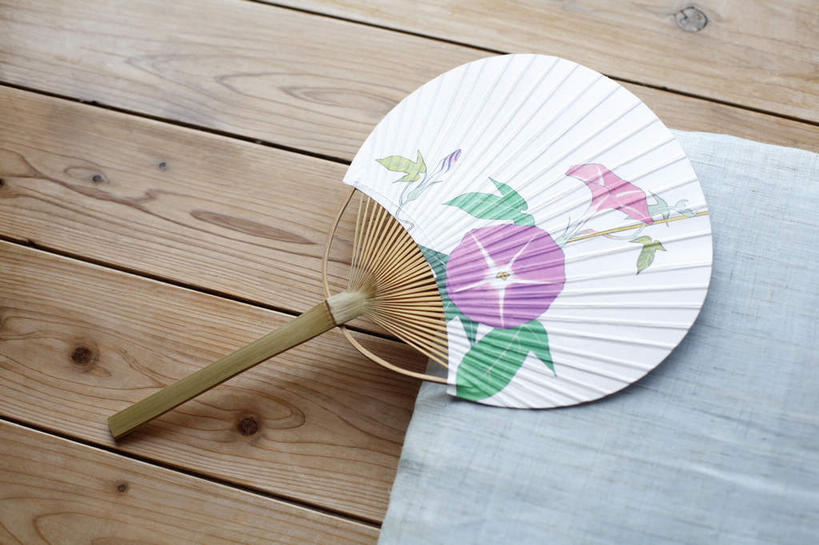 无人,横图,俯视,室内,特写,白天,爱情,神秘,植物,地板,喇叭花,静物,叶子,一把,盛开,扇子,折扇,纸扇,绿叶,地面,清凉,凉爽,文化,木地板,花,花瓣,花朵,花卉,鲜花,一朵,紫色,花蕊,嫩叶,虚幻,优美,庄重,高贵,消极,永恒,牵牛,牵牛子,勤娘子,碧冬茄,朝颜花,灵芝牡丹,撒扇,冷静,冷色,孤寂,牵牛花,叶,叶片,彩图,高角度拍摄,传统文化,奢华