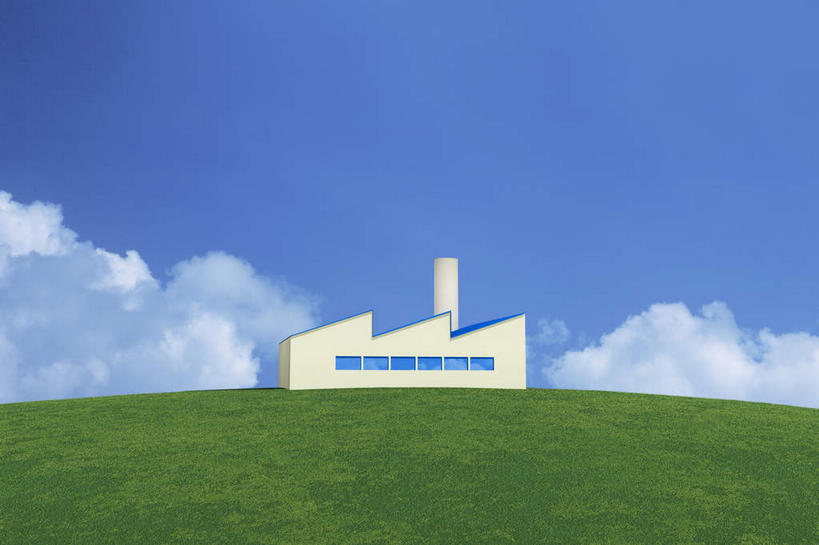 无人,工厂,竖图,插画,室内,白天,正面,数码,科技,草地,草坪,植物,阴影,网络,云,云朵,高光,几何,计算机图形,合成,云彩,图画,画,草,蓝色,绿色,白云,蓝天,天空,天,晴朗,工场,污染,电脑合成图,数码合成图,漫画,写实,具体,具象,传染,眼,晴空,彩图