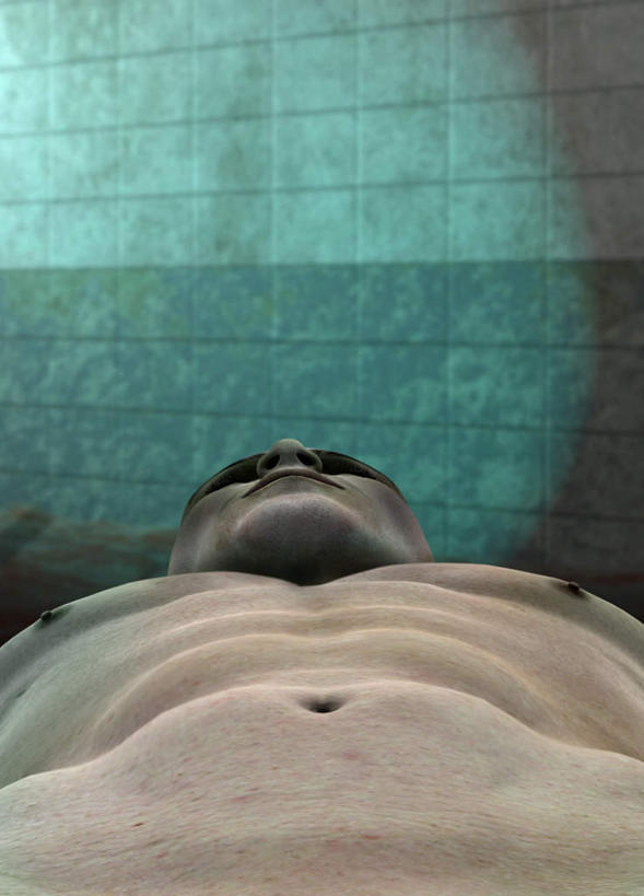 肌肉,健壮,无人,竖图,室内,特写,白天,正面,数码,科技,一排,阴影,整齐,透明,网络,格子,高光,几何,计算机图形,合成,排列,蓝色,健康,躯干,活力,力量,人体,青春,尸体,电脑合成图,数码合成图,强壮,队列,写实,具体,具象,理智,沉静,冷色,高深,冷淡,尸身,遗体,躯体,半身,彩图