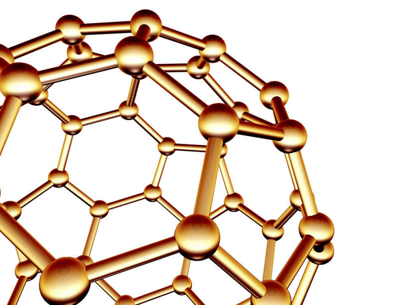 无人,横图,室内,特写,白天,白色背景,正面,数码,分子,科技,阴影,发光,网络,化学,高光,几何,计算机图形,合成,球,绿色,模型,球体,电脑合成图,数码合成图,原子,物理,粒子,写实,具体,具象,布基球,富勒烯,足球烯,模子,彩图