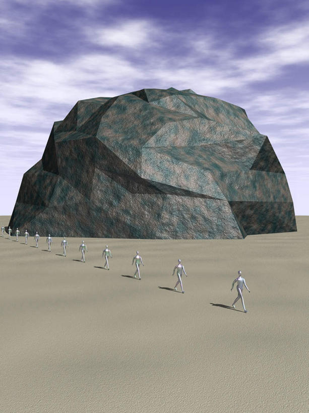 西方人,无人,走,竖图,室内,特写,白天,正面,抽象,数码,科技,石头,欧洲,欧洲人,一块,一排,许多,阴影,整齐,光线,网络,石子,影子,云,云朵,许多人,高光,几何,计算机图形,合成,云彩,排列,蓝色,白云,蓝天,天空,阳光,天,一群人,夸张,电脑合成图,数码合成图,队列,三维,深奥,三维图形,男人,男性,年轻男性,白种人,石块,岩石,步行,走路,彩图,全身,人体模型