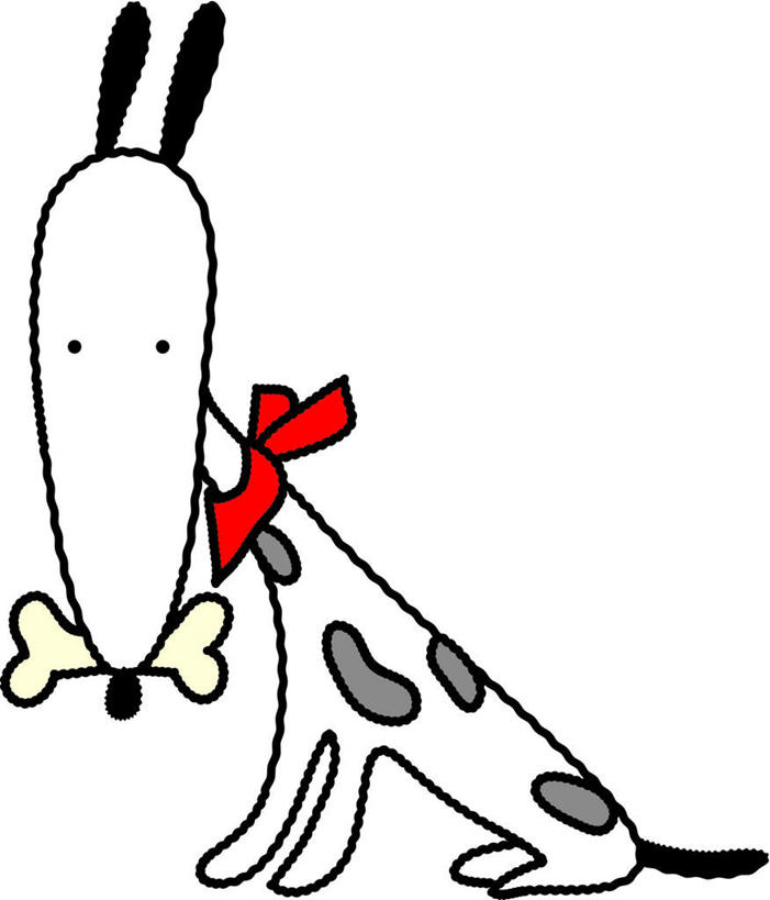 无人,站,竖图,插画,室内,白天,白色背景,正面,数码,科技,宠物,狗,咬,阴影,网络,斑点狗,大麦町犬,骨头,高光,几何,计算机图形,合成,图画,画,一只,动物,站着,可爱,电脑合成图,数码合成图,咬着,漫画,忠诚,写实,具体,具象,斑点犬,犬,站立,彩图