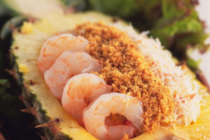 海鲜,无人,横图,俯视,室内,特写,白天,烹饪,菠萝,蔬菜,水果,朦胧,模糊,蔬菜沙拉,虾仁,沙拉,料理,食品,色拉,水产,沙律,菜肴,美食,海洋生物,食物,摄影,佳肴,有机食品,绿色食品,影棚,色拉酱,水生动物,海产品,千岛酱,水生物,海底动物,凤梨,彩图,高角度拍摄,影棚拍摄,拍摄