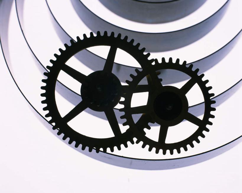 无人,横图,俯视,室内,特写,白天,零件,齿轮,静物,连接,组合,工具,两个,链接,五金,紧固,拼接,拼凑,拼合,凑集,聚合,撮合,链结,牢固,彩图,高角度拍摄