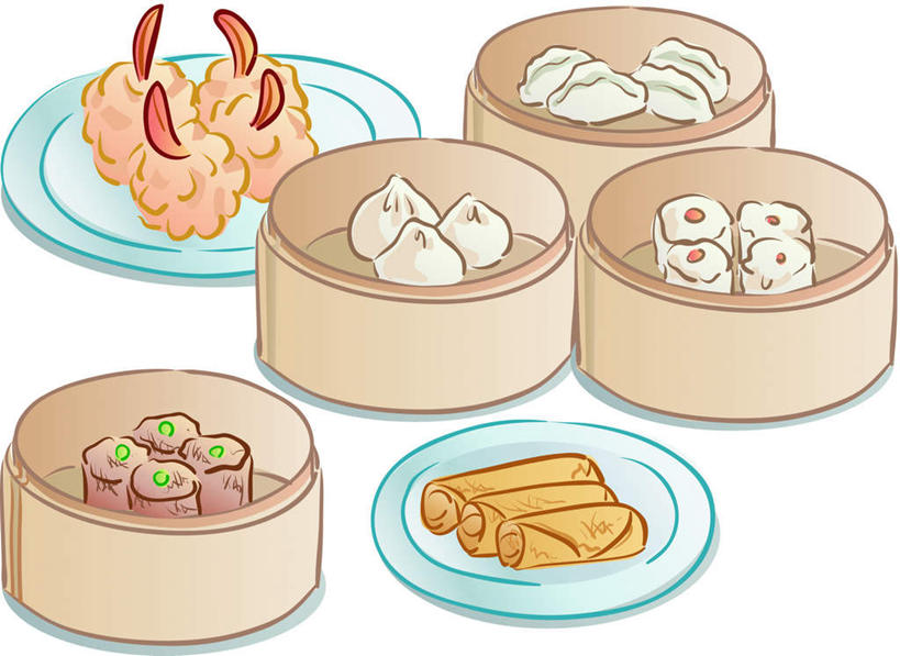 点心,蒸笼,无人,横图,插画,室内,特写,白天,白色背景,正面,烹饪,中餐,数码,科技,桌面,桌子,餐具,一排,许多,阴影,整齐,网络,碟子,盘,料理,食品,包子,饺子,面点,高光,几何,计算机图形,合成,图画,春卷,馒头,菜肴,美食,画,食物,排列,盘子,碟,小笼包,中式,佳肴,电脑合成图,数码合成图,队列,薄饼,漫画,水饺,写实,具体,具象,春饼,彩图