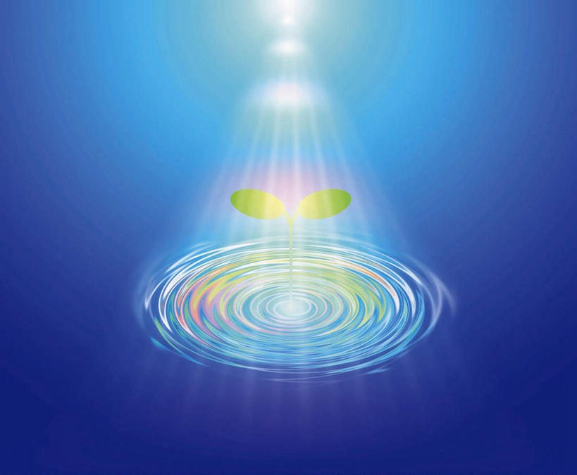 无人,横图,室内,特写,白天,正面,数码,科技,一排,许多,阴影,蓝色背景,整齐,透明,光线,网络,影子,圆圈,种子,高光,几何,计算机图形,合成,排列,一个,绿色,阳光,树苗,单个,明亮,电脑合成图,数码合成图,队列,三维,写实,具体,具象,三维图形,彩图