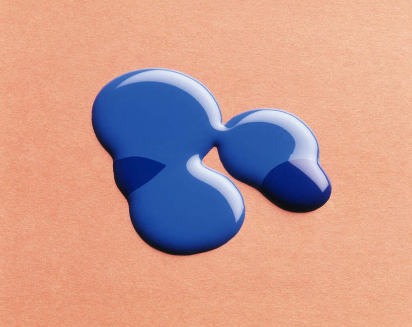 无人,横图,俯视,室内,特写,白天,连接,橙色背景,阴影,花纹,条纹,艺术,光线,空间,纹路,液体,影子,斑点,两滴,画,蓝色,紫色,阳光,摄影,影棚,颜料,涂料,水彩,创作,融合,想象,彩图,高角度拍摄,影棚拍摄,拍摄