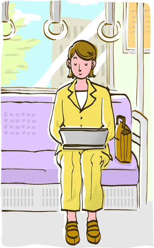 西方人,头发,一个人,无人,坐,竖图,插画,室内,白天,正面,衬衫,电脑,笔记本电脑,数码,科技,窗户,地铁,椅子,欧洲,欧洲人,仅一个年轻女性,仅一个女性,仅一个人,一把,一排,敲打,阴影,整齐,反射,网络,影子,褐色,轨道交通,高光,几何,计算机图形,合成,图画,注视,输入,通讯设备,玻璃窗,画,排列,黄色,紫色,打字,观察,看,观看,点击,一台,敲击,电脑合成图,数码合成图,察看,无线,队列,关注,通信设备,无线网络,漫画,无线上网,便携式电脑,拉环,写实,具体,具象,按键,手提电脑,年轻女性,女人,女性,白种人,坐着,彩图,全身,衬衣,地铁机动车,地下铁,轻轨