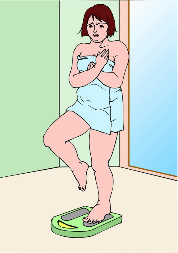 西方人,头发,一个人,无人,站,笑,摸,双手交叉,微笑,露齿笑,竖图,插画,室内,白天,正面,浴袍,数码,仪器,科技,窗户,地板,落地窗,欧洲,欧洲人,仅一个年轻女性,仅一个女性,仅一个人,抚摸,阴影,网络,墙,褐色,地面,高光,几何,计算机图形,生活,合成,图画,抬腿,注视,木地板,玻璃窗,墙壁,墙面,画,蓝色,绿色,观察,看,站着,健康,遮,遮掩,观看,电脑合成图,数码合成图,察看,衡量,掩盖,双手抱胸,遮挡,体重,关注,漫画,计量,遮盖,写实,具体,具象,衡器,掩饰,健康秤,年轻女性,女人,女性,白种人,秤,体重秤,触摸,接触,站立,彩图,全身,汤帷子,浴衣