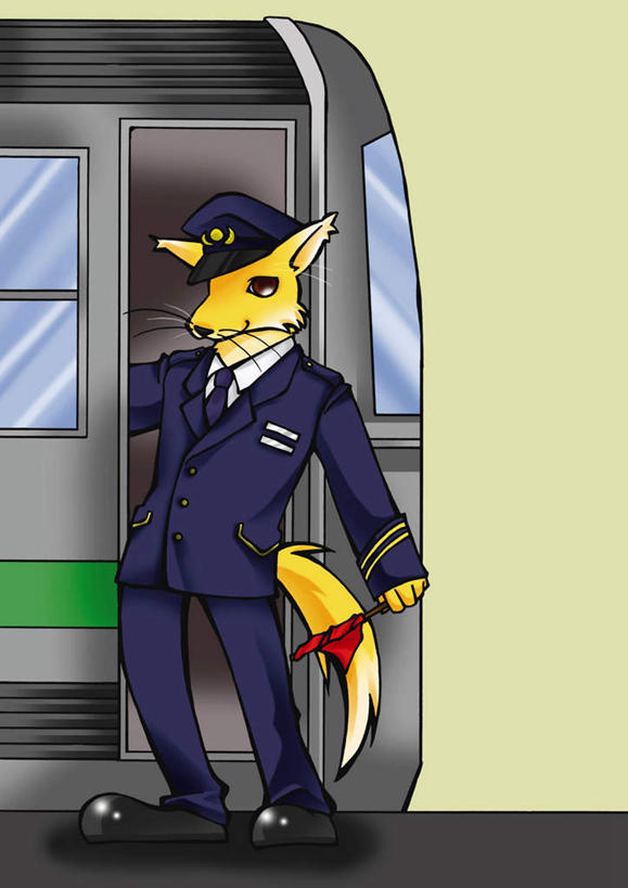 无人,站,竖图,插画,室内,白天,正面,数码,科技,地铁,野生动物,老鼠,阴影,黄色背景,网络,轨道交通,高光,几何,计算机图形,合成,图画,画,动物,站着,可爱,活泼,电脑合成图,数码合成图,漫画,写实,具体,具象,保安,站立,彩图,全身,地铁机动车,地下铁,轻轨