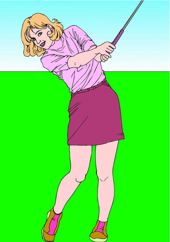 西方人,一个人,无人,站,举,竖图,插画,室内,白天,正面,数码,科技,欧洲,欧洲人,仅一个年轻女性,仅一个女性,仅一个人,握,阴影,网络,高尔夫,高尔夫球,球场,高光,几何,计算机图形,拿,合成,图画,拿着,高尔夫球场,画,托,站着,握着,电脑合成图,数码合成图,高尔夫球杆,绿茵场,漫画,高尔夫运动,高尔夫球具,写实,具体,具象,年轻女性,女人,女性,白种人,举着,向上举,向上伸,向上托,站立,彩图,全身