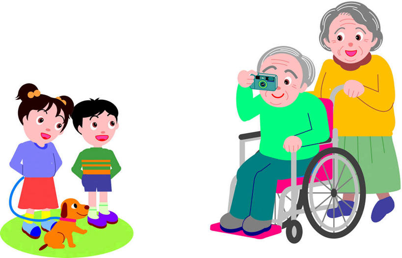 东方人,儿童,无人,四个人,祖父,站,坐,横图,插画,室内,白天,白色背景,正面,纯洁,数码,科技,宠物,狗,相机,亚洲,阴影,服装,网络,高光,几何,计算机图形,合成,图画,注视,休闲装,黄种人,画,小孩,拍照,衣服,动物,轮椅,数码相机,看,站着,休闲,休闲服,可爱,童年,童趣,搭,摄影,服饰,奶奶,爷爷,观看,祖孙,电脑合成图,数码合成图,搭着,关注,漫画,童真,烂漫,无邪,忠诚,外孙女,外祖母,外公,外祖父,外孙,写实,具体,具象,外孙子,天真,老年男性,老年女性,男孩,男人,男性,女孩,女人,女性,亚洲人,孙女,孙子,照相机,犬,站立,坐着,彩图,全身,照相,男生,女生