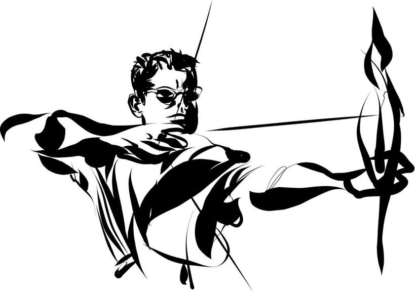 东方人,一个人,无人,运动员,站,横图,黑白,插画,室内,白天,白色背景,正面,运动服,锻炼,快乐,比赛,运动,竞争,数码,科技,射箭,亚洲,仅一个男性,仅一个人,握,阴影,服装,艺术,网络,弓箭,高光,几何,计算机图形,合成,图画,注视,黄种人,文化,娱乐,画,仅一个年轻男性,衣服,箭,观察,看,站着,休闲,握着,服饰,观看,电脑合成图,数码合成图,察看,体育运动,衣着,穿着,关注,瞄准,漫画,素描,写实,具体,具象,衣饰,体育,男人,男性,年轻男性,亚洲人,体育运动员,运动选手,站立,半身,健身,钢笔画,运动装