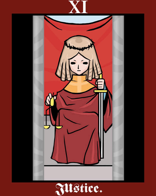 西方人,一个人,无人,站,竖图,插画,室内,白天,正面,民族服装,锻炼,运动,数码,科技,欧洲,欧洲人,仅一个男性,仅一个人,握,阴影,黑色背景,网络,英文,边框,标志,方框,数字,图案,文字,字符,字母,褐色,高光,几何,计算机图形,罗马数字,速度,拿,合成,图像,图画,拿着,注视,娱乐,标识,画,画框,仅一个年轻男性,卡片,观察,看,站着,卡通,可爱,力量,平衡,握着,活泼,观看,技巧,英文字母,协调,电脑合成图,数码合成图,正义,察看,剑,关注,塔罗牌,占卜,灵敏,漫画,击剑运动,算命,柔韧,花剑,王子,写实,具体,具象,趣味,耐力,抗争,正直,诚实,均衡,均值,纪律,大阿卡那牌,佩剑,锐剑,重剑,剑术,体育,击剑,男人,男性,年轻男性,白种人,站立,彩图,全身,传统服装,民俗服,健身,公平