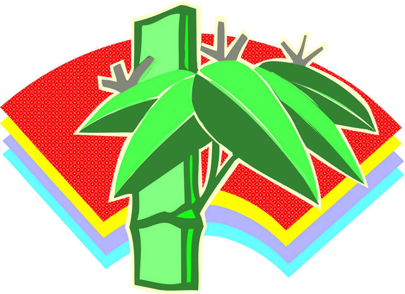 无人,横图,插画,室内,白天,白色背景,正面,数码,科技,竹子,一根,阴影,网络,扇子,折扇,纸扇,三把,高光,几何,计算机图形,清凉,合成,图画,凉爽,文化,画,电脑合成图,数码合成图,漫画,写实,具体,具象,撒扇,木版画,彩图,传统文化