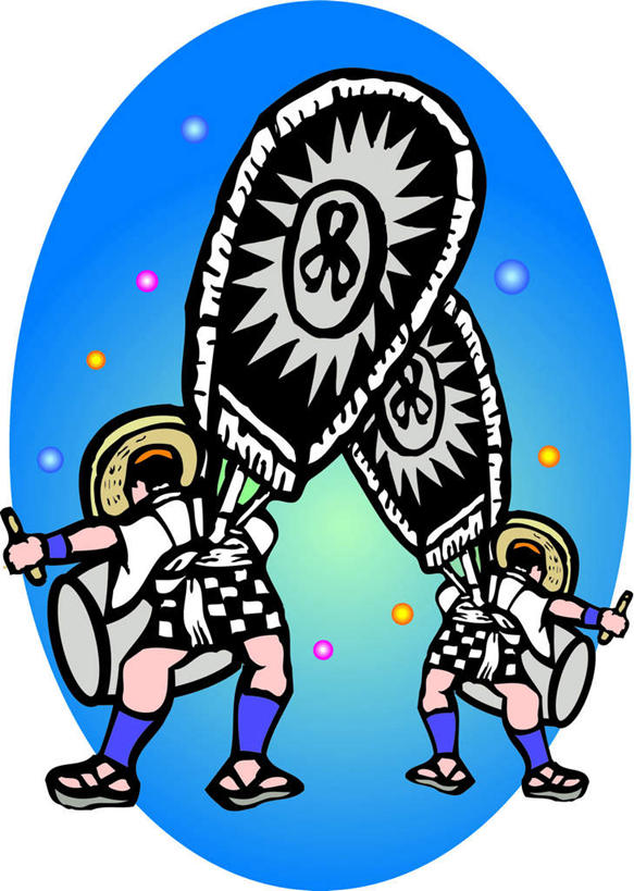 东方人,背,无人,两个人,伙伴,朋友,站,竖图,插画,室内,白天,白色背景,民族服装,陶醉,快乐,友谊,数码,科技,帽子,日本,亚洲,弯腰,握,阴影,服装,网络,草帽,乐器,高光,几何,计算机图形,音乐,拿,合成,图画,拿着,黄种人,文化,传统,画,背面,衣服,站着,享受,握着,服饰,鞠躬,电脑合成图,数码合成图,漫画,写实,具体,具象,锣鼓,木版画,衣饰,友情,男人,男性,年轻男性,亚洲人,站立,彩图,全身,传统服装,民俗服,沉醉