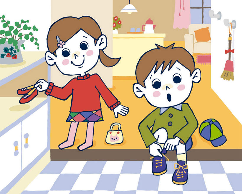 西方人,儿童,无人,两个人,伙伴,朋友,站,坐,笑,微笑,横图,插画,室内,白天,正面,友谊,纯洁,数码,科技,植物,帽子,鞋子,照明,欧洲,欧洲人,握,阴影,服装,网络,灯光,高光,几何,计算机图形,拿,合成,图画,拿着,休闲装,鞋柜,吊灯,灯,画,小孩,衣服,灯具,站着,休闲,休闲服,可爱,童年,童趣,握着,系,服饰,照亮,电脑合成图,数码合成图,照明设备,出门,漫画,童真,烂漫,无邪,写实,具体,具象,天真,友情,男孩,男人,男性,女孩,女人,女性,白种人,站立,坐着,彩图,全身,男生,女生