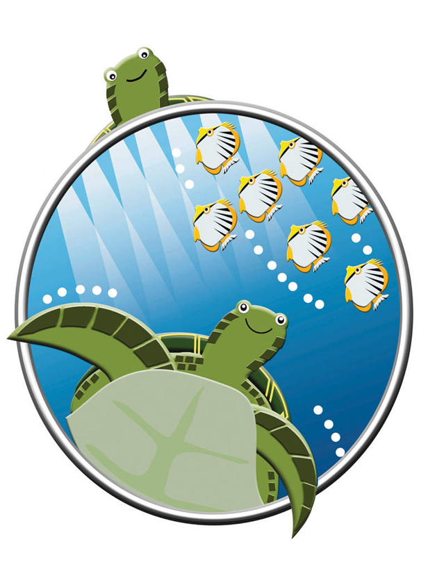 无人,竖图,插画,室内,白天,白色背景,正面,数码,科技,海底,水下,龟,许多,阴影,网络,鱼,水底,高光,几何,计算机图形,合成,图画,鱼类,画,白色,两只,健康,海底世界,电脑合成图,数码合成图,坚定,蝴蝶鱼,漫画,写实,具体,具象,长寿,乌龟,黄火箭鱼,黄镊口鱼,火箭蝶,海床,海龟,半身,彩图