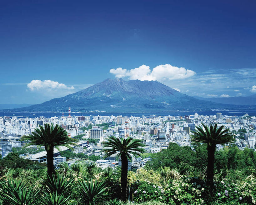 无人,横图,俯视,室外,白天,旅游,度假,草地,草坪,火山,美景,山,植物,鹿儿岛,日本,亚洲,景观,山峰,云,云朵,山峦,云彩,娱乐,草,树,树木,蓝色,绿色,白云,蓝天,天空,自然,天,享受,休闲,景色,放松,生长,晴朗,成长,自然风光,东亚,日本国,九州本岛,九州,九州岛,九州地方,鹿儿岛县,樱岛火山,樱岛,活火山,晴空,彩图,高角度拍摄