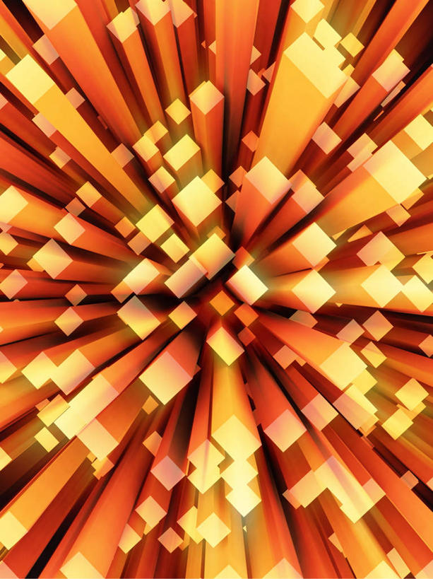 无人,竖图,俯视,插画,室内,白天,抽象,数码,科技,一排,许多,阴影,整齐,网络,方形,高光,几何,计算机图形,立方体,放射,合成,图画,画,排列,发散,橙色,夸张,电脑合成图,数码合成图,队列,特效,漫画,深奥,彩图,高角度拍摄