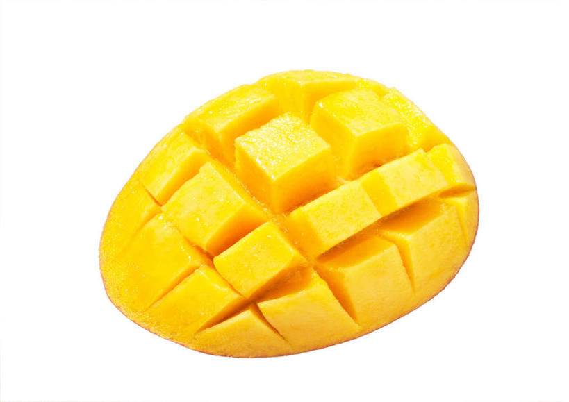 无人,横图,俯视,室内,特写,白天,白色背景,芒果,水果,一排,新鲜,整齐,生食,食品,果实,切块,食物,排列,一个,黄色,摄影,有机食品,绿色食品,影棚,单个,队列,望果,蜜望,檬果,闷果,漭果,杧果,庵波罗果,彩图,高角度拍摄,影棚拍摄,拍摄