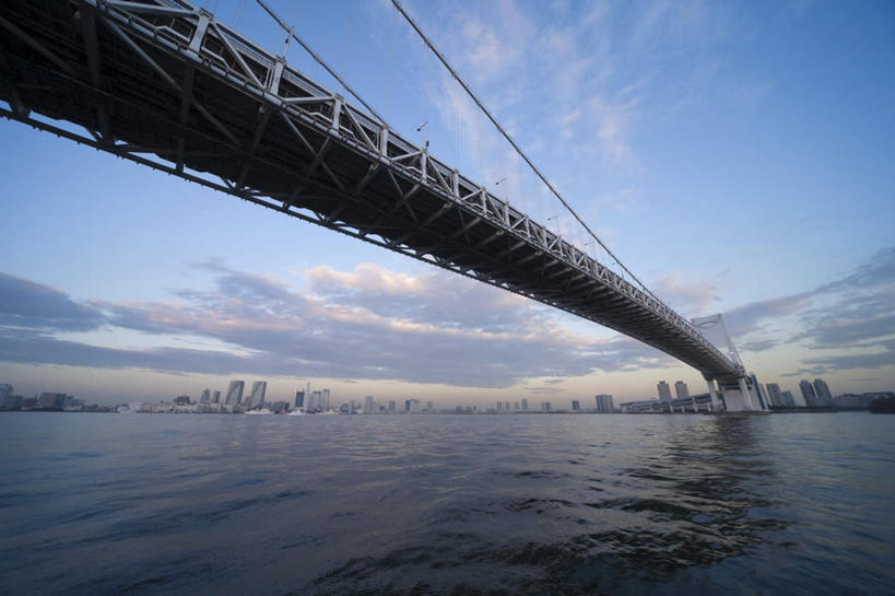 无人,高楼大厦,横图,全景,室外,白天,仰视,度假,河流,美景,水,天际线,城市风光,城市,大桥,大厦,建筑,立交桥,摩天大楼,桥梁,东京,日本,亚洲,波纹,河水,景观,水流,高架,建筑群,斜拉桥,桥,彩虹大桥,娱乐,建设,蓝色,蓝天,水纹,天空,波浪,天,享受,休闲,景色,放松,东亚,本州,关东地方,本州岛,日本国,东京都,日本彩虹大桥,彩图,低角度拍摄,大楼,高层建筑,高楼,摩天楼