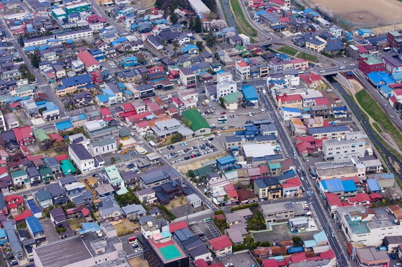 无人,家,横图,俯视,航拍,室外,白天,旅游,度假,美景,城市风光,城市,道路,建筑,路,公路,日本,亚洲,房屋,屋子,景观,公寓,建筑群,交通,娱乐,建设,洋房,楼房,住宅,享受,休闲,景色,放松,鸟瞰,东亚,本州,本州岛,日本国,青森,青森县,东北地方,马路,彩图,高角度拍摄,房子