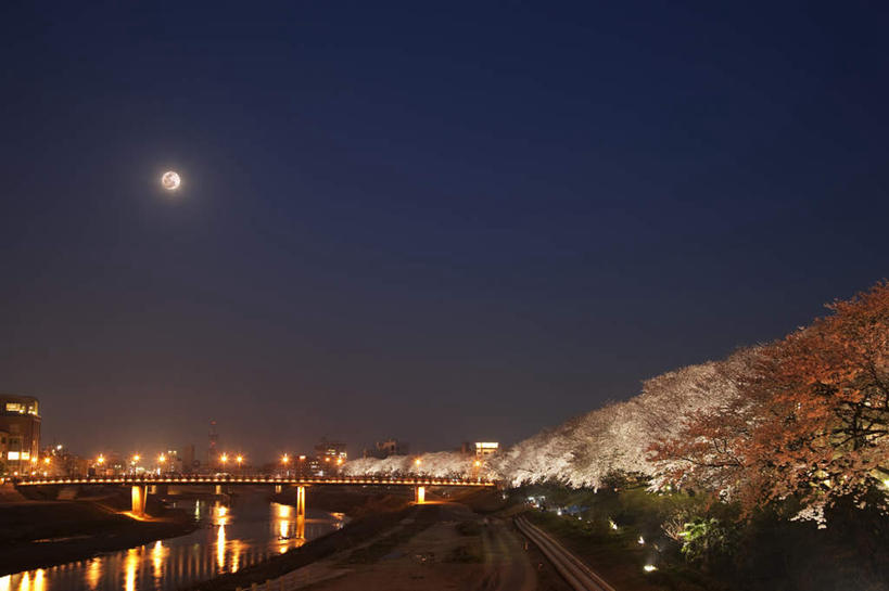 无人,高楼大厦,横图,室外,夜晚,正面,度假,河流,美景,山,山脉,树林,水,植物,城市风光,城市,大桥,大厦,建筑,立交桥,摩天大楼,桥梁,樱花,日本,亚洲,许多,阴影,光线,影子,河水,景观,山峰,水流,月亮,高架,斜拉桥,桥,灯光,樱花树,山峦,月光,娱乐,建设,树,树木,绿色,天空,自然,群山,天,享受,休闲,景色,放松,生长,成长,明亮,自然风光,东亚,本州,本州岛,日本国,中部地方,福井,福井县,仙樱花,福岛樱,青肤樱,皎洁,荆桃,彩图,大楼,高层建筑,高楼,摩天楼