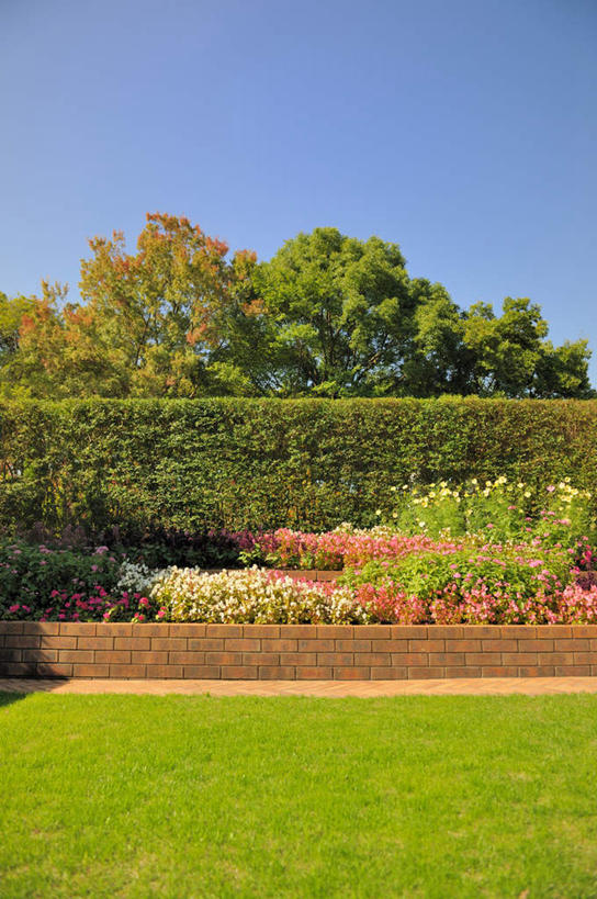 无人,栏杆,竖图,室外,白天,正面,旅游,度假,草地,草坪,美景,植物,日本,亚洲,阴影,环保,光线,瓷砖,影子,景观,围栏,咖啡色,防护,娱乐,护栏,草,树,树木,蓝色,绿色,蓝天,天空,阳光,自然,天,享受,休闲,景色,放松,大阪,生长,晴朗,成长,美好,美妙,自然风光,间隔,东亚,本州,万里无云,大阪府,本州岛,日本国,近畿地方,近畿,美观,雅观,绿篱,生篱,树篱,植篱,晴空,晴空万里,彩图