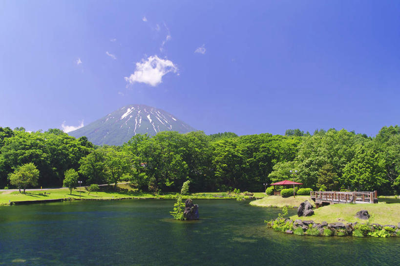 无人,横图,室外,白天,正面,旅游,度假,草地,草坪,湖,湖泊,美景,森林,树林,水,植物,照明,北海道,日本,亚洲,许多,木板,亭子,湖面,景观,水流,水面,云,云朵,桥,灯光,木桥,云彩,娱乐,栈桥,灯,树,树木,蓝色,绿色,白云,蓝天,天空,自然,灯具,落地灯,湖水,天,享受,休闲,假山,景色,放松,生长,晴朗,成长,人行桥,木板桥,照亮,照明设备,自然风光,东亚,日本国,北海道地方,北海道岛,羊蹄山,晴空,彩图
