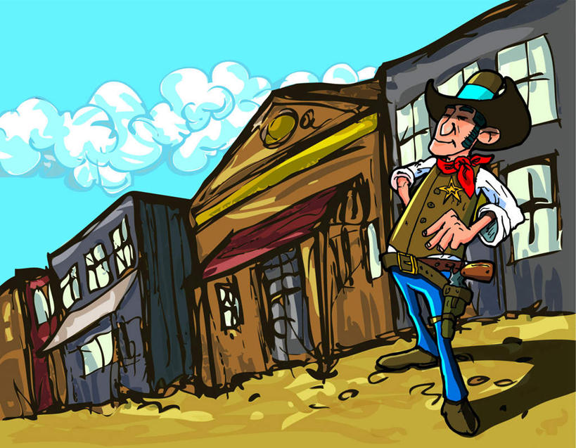 西方人,一个人,无人,牛仔,站,横图,插画,室内,白天,正面,骄傲,数码,科技,太阳,帽子,欧洲,欧洲人,仅一个男性,仅一个人,仅一个中年男性,阴影,光线,网络,枪,影子,云,云朵,高光,几何,计算机图形,合成,云彩,图画,手叉腰,画,蓝色,白云,蓝天,天空,阳光,天,叉腰,站着,牛仔帽,手枪,晴朗,电脑合成图,数码合成图,双手叉腰,左轮手枪,漫画,写实,具体,具象,高慢,清高,傲慢,高傲,自豪,男人,男性,中年男性,白种人,晴空,站立,彩图,全身,房子