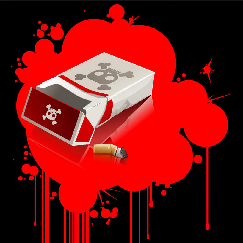 无人,竖图,插画,室内,白天,正面,数码,科技,香烟,阴影,黑色背景,网络,骷髅,纸盒,高光,几何,计算机图形,合成,图画,盒子,画,包装盒,血液,烟,死亡,电脑合成图,数码合成图,漫画,鲜血,写实,具体,具象,殒命,灭亡,卷烟,烟草,纸烟,彩图