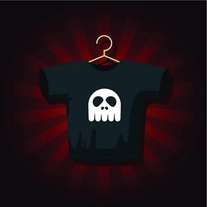 无人,方图,插画,室内,白天,正面,T恤衫,数码,科技,阴影,紫色背景,梦幻,发光,光束,网络,骷髅,图案,塑料,光亮,高光,几何,计算机图形,T恤,合成,图画,画,夹子,塑料制品,短袖,电脑合成图,数码合成图,未来,骷髅头,发亮,漫画,衣夹,憧憬,写实,具体,具象,彩图