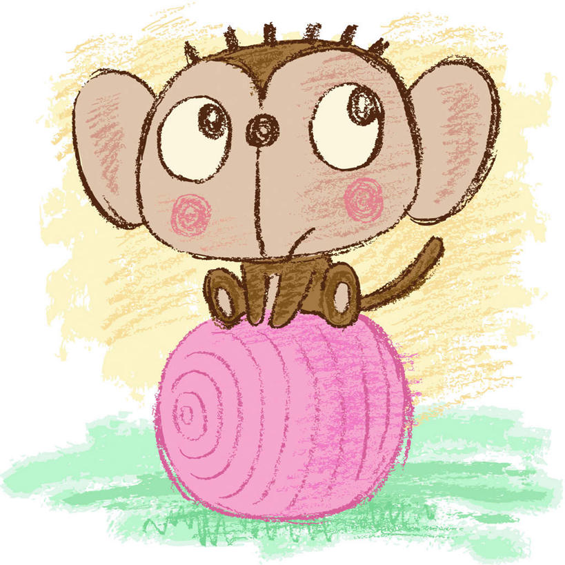 无人,站,方图,插画,室内,白天,正面,数码,科技,哺乳动物,猴,野生动物,猴子,阴影,网络,高光,几何,计算机图形,合成,图画,注视,画,一只,粉色,黄色,蓝色,动物,毛线,观察,看,站着,可爱,活泼,观看,电脑合成图,数码合成图,察看,关注,漫画,写实,具体,具象,站立,彩图,全身