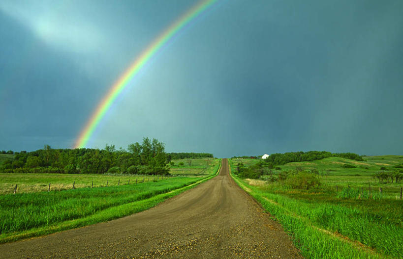 无人,横图,室外,白天,正面,旅游,度假,彩虹,草地,草坪,美景,植物,道路,路,加拿大,光线,景观,云,云朵,小路,交通,云彩,娱乐,草,树,树木,蓝色,绿色,白云,蓝天,天空,阳光,自然,天,享受,休闲,景色,放松,乡间小路,生长,晴朗,成长,北美,北美洲,自然风光,延伸,美洲,北亚美利加洲,亚美利加洲,延长,虹,虹桥,七彩虹,晴空,天虹,彩图
