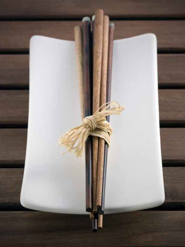 无人,竖图,俯视,室内,白天,筷子,桌面,桌子,餐具,三双,木制,碟子,盘,文化,传统,一个,盘子,木制品,碟,单个,礼节,礼仪,进餐用具,彩图,高角度拍摄