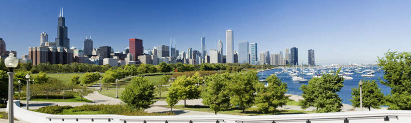 无人,高楼大厦,横图,全景,室外,白天,正面,度假,海浪,海洋,美景,树林,植物,城市风光,城市,大厦,建筑,摩天大楼,美国,阴影,光线,影子,景观,浪花,水平线,建筑群,辽阔,海平线,娱乐,建设,树,树木,蓝色,绿色,蓝天,天空,阳光,自然,海水,天,享受,休闲,广阔,景色,放松,生长,晴朗,成长,一望无际,北美,北美洲,美洲,海景,伊利诺斯州,万里无云,伊利诺伊,伊利诺伊州,伊利诺州,林肯之地,北亚美利加洲,亚美利加洲,无边无际,一马平川,大海,风浪,海,海水的波动,近岸浪,涌浪,晴空,晴空万里,彩图,大楼,高层建筑,高楼,摩天楼,水天相接,水天一线